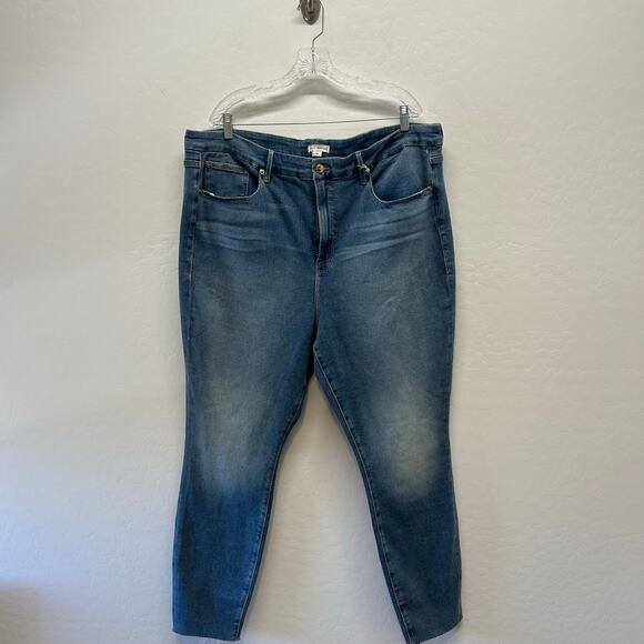 Good American GOOD LEGS SKINNY JEANS Light Blue Wash Size 24 NWT - Picture 6 of 10